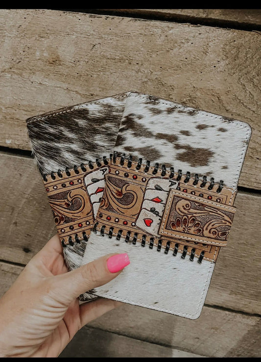 Ace Tooled Leather Cowhide Womens Western Wallet