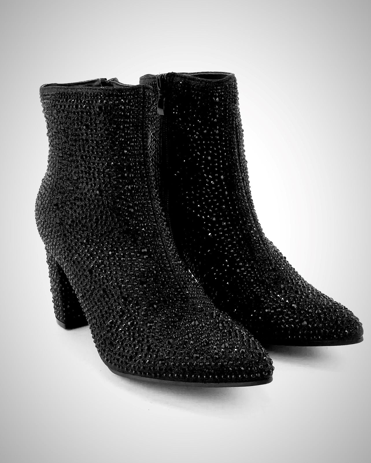 Bedazzled Shimmer Ankle Boots – Wild West Babes Boutique